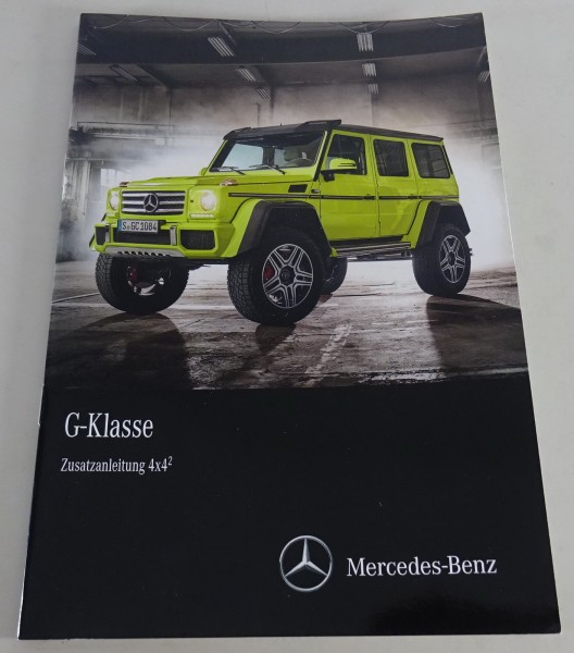 Zusatzanleitung Mercedes-Benz G500 4x4 W463 Stand 2015