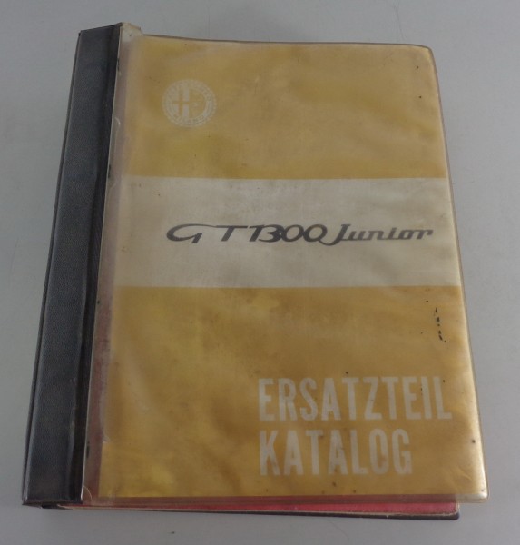 Teilekatalog / Parts Catalog Alfa Romeo GT 1300 Junior von 1969