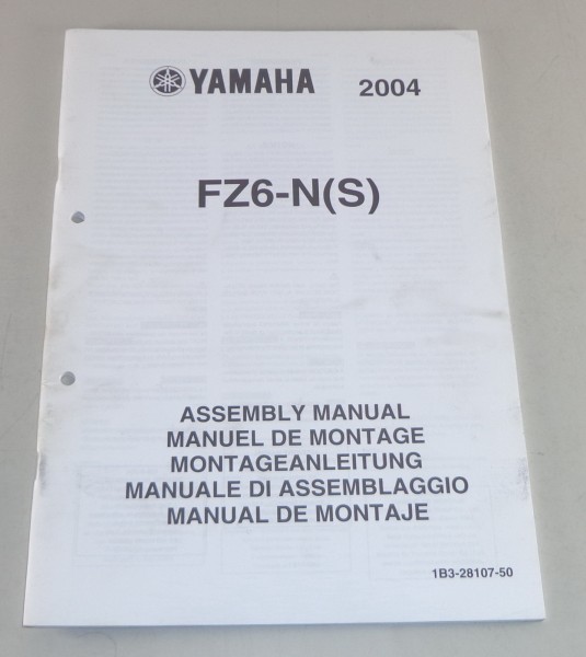 Montageanleitung / Set Up Manual Yamaha FZ6-N (S) Stand 2004