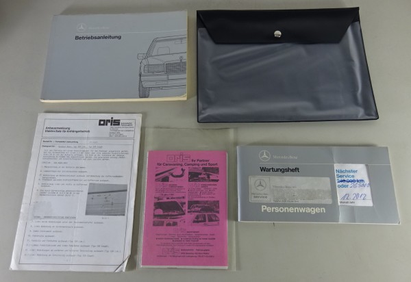 Bordmappe + Betriebsanleitung Mercedes Benz W124 Diesel / Turbodiesel von 05/91