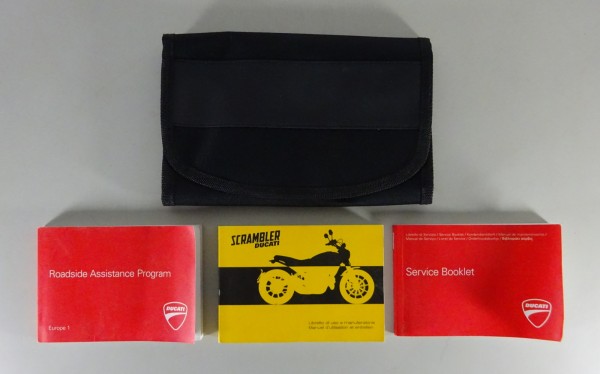 Cartella di bordo + istruzioni per l'uso / manuale Ducati Scrambler '2016