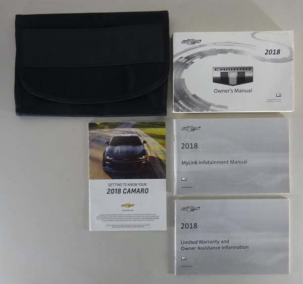 Bordmappe + Betriebsanleitung Chevrolet Camaro Modelljahr 2018