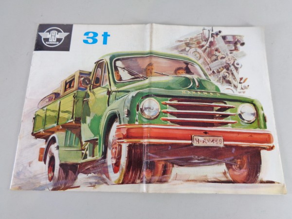 Prospekt / Broschüre Hanomag D28 LAS 3-Tonner Stand 08/1957