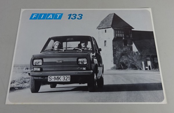 Prospekt / Broschüre Fiat 133 Stand 05/1975