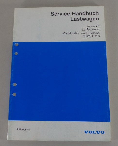 Werkstatthandbuch Volvo LKW FH12 / FH16 Luftfederung von 1994