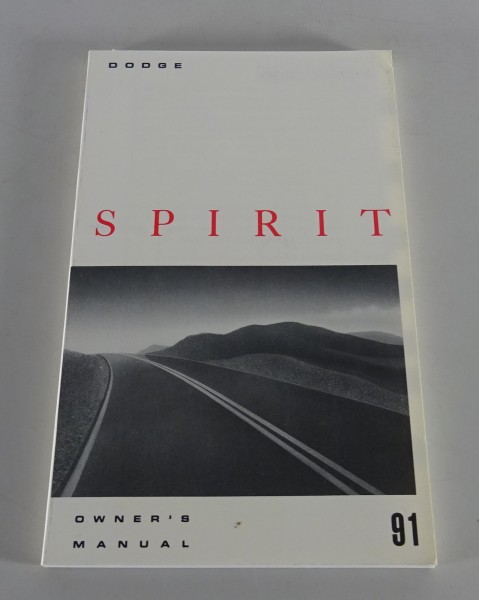 Owner´s Manual / Handbook Dodge Spirit Stand 1991