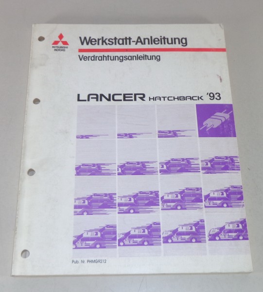 Werkstatthandbuch Mitsubishi Lancer Hatchback Elektrik Schaltpläne ab Baujahr 93