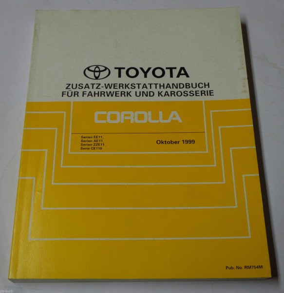 Werkstatthandbuch Toyota Corolla Karosserie / Automatikgetriebe / Klima, 10/1999