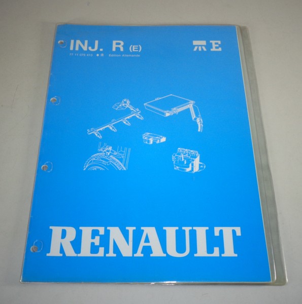 Werkstatthandbuch Renault Motor Typ R Benzineinspritzung Stand 06/1988