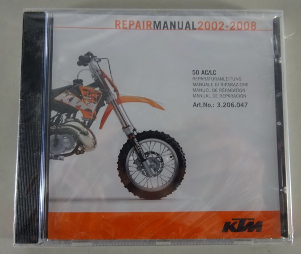 Werkstatthandbuch / Workshop Manual KTM 50 AC/LC Bj. 2002 - 2008 Stand 06/2008