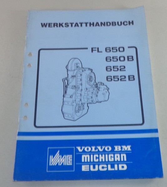 Werkstatthandbuch Volvo BM Getriebe FL 650 / 650B / 652 / 652B von 01/1990