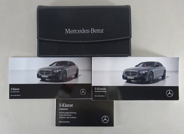 Bordmappe + Betriebsanleitung Mercedes S-Klasse W223 S 500, 580, etc. von 7/2020