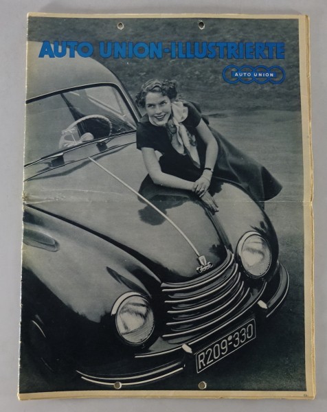 Prospekte DKW Auto Union Illustrierte mit DKW F8 / F91 / LM 200 / etc. von 1953
