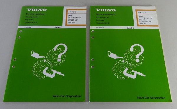 Werkstatthandbuch Volvo Serviceprogramm 240 / 400 / 700 / 940 / 960 / 850 - 1991