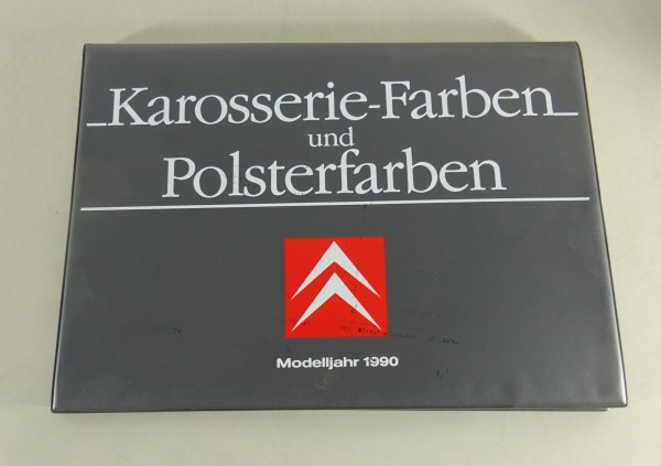 Polstermappe + Lackmuster Citroen - CX / 2CV6 Club / AX / C15 / C25 ab 1990