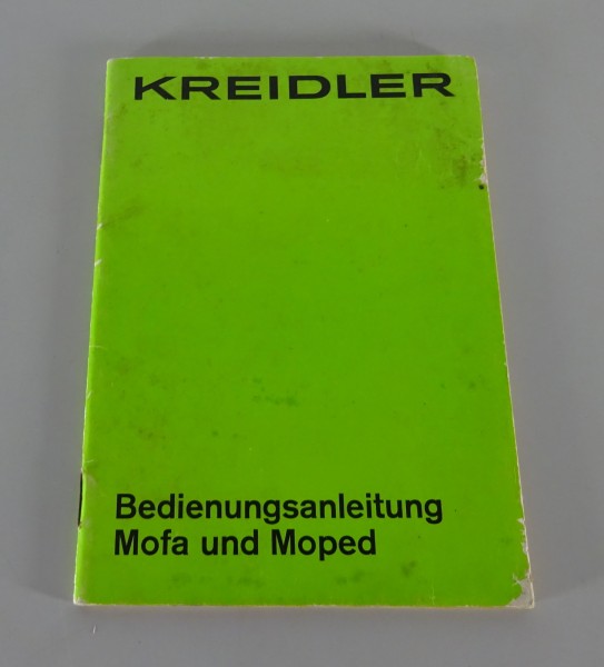 Betriebsanleitung Kreidler Mofa & Moped MF / MP Stand 02/1974