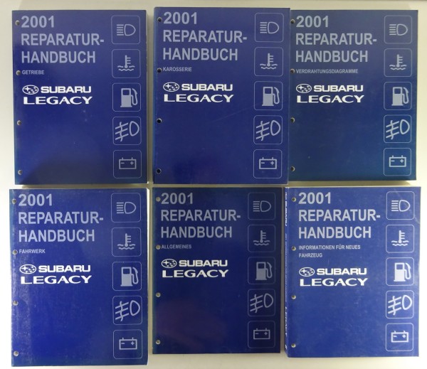 Werkstatthandbuch Subaru Legacy Limousine / Kombi Typ BE / BH ab Modellj. 2001