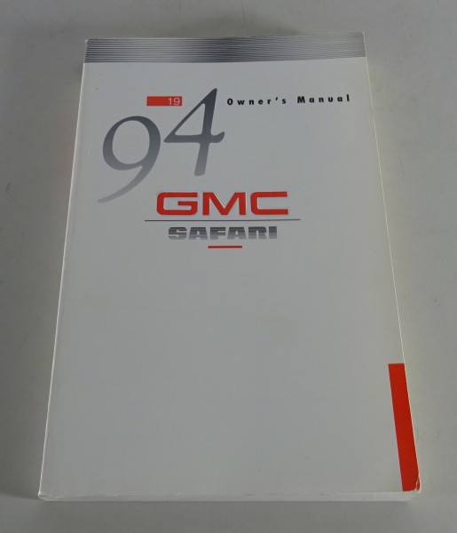 Owner´s Manual / Handbook GMC Safari Stand 1994