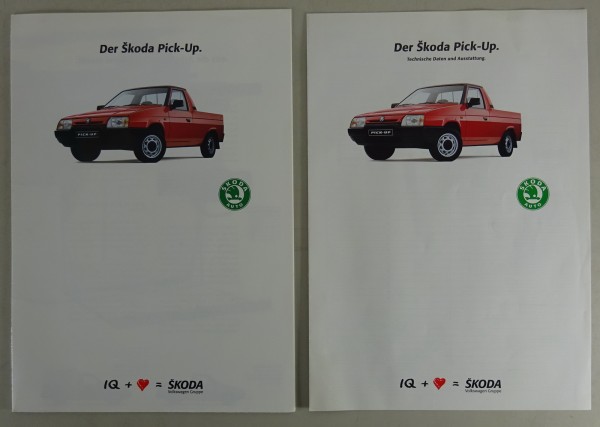 Prospekt / Broschüre Skoda Pick-Up + Technische Daten und Ausstattung