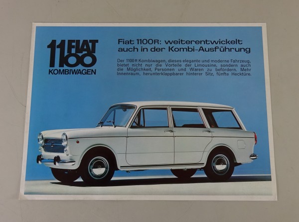 Prospektblatt Fiat 1100 R - Kombi