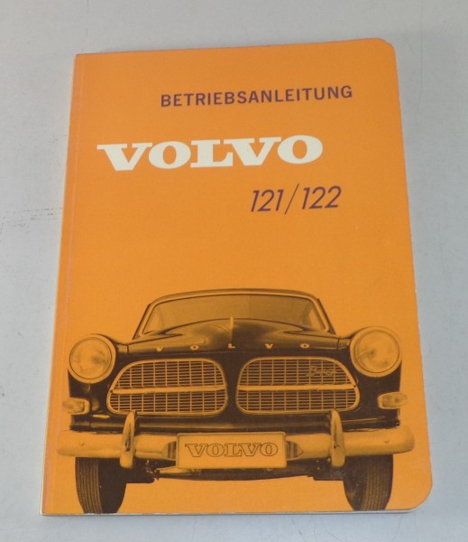 Betriebsanleitung Volvo Amazon 121 / 122 Stand 11/1962