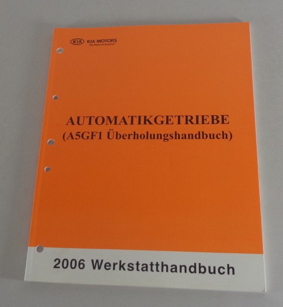 Werkstatthandbuch Kia Automatikgetriebe A5GF1 von 2006