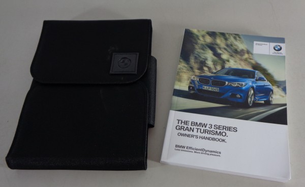 Owner's Manual + Wallet 3-Series BMW Gran Turismo F34 / X-Drive from 2016