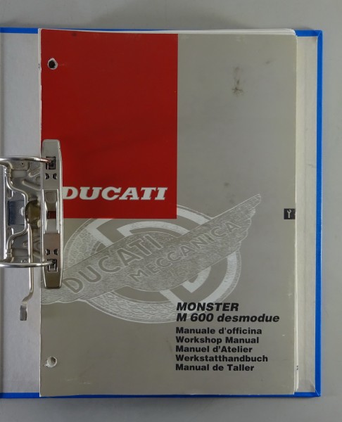Werksatthandbuch / Workshop Manual | Ducati Monster M600 desmodue | Stand 7/1994