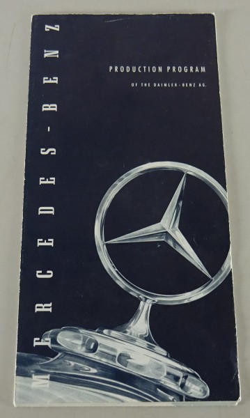 Brochure Mercedes-Benz 300 SL / 190 SL / Typ 300 / Typ 180 / Typ 220 from 3/1955