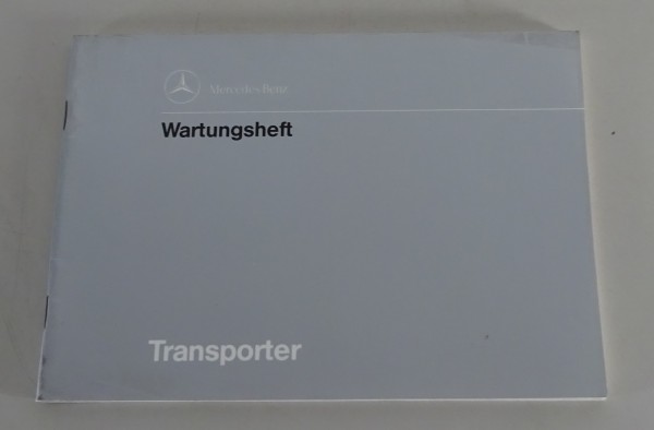 Scheckheft / Wartungsheft blanko Mercedes-Benz Transporter MB 100 D von 10/1994