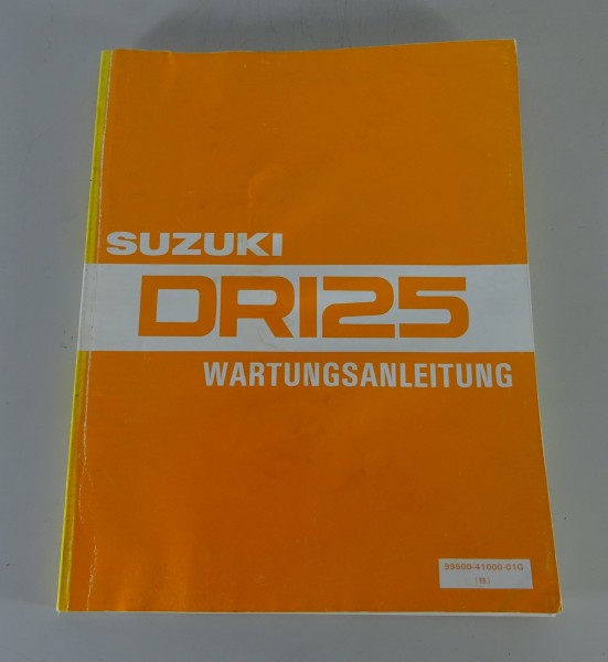 Werkstatthandbuch Suzuki Motorrad DR 125 Stand 07/1982