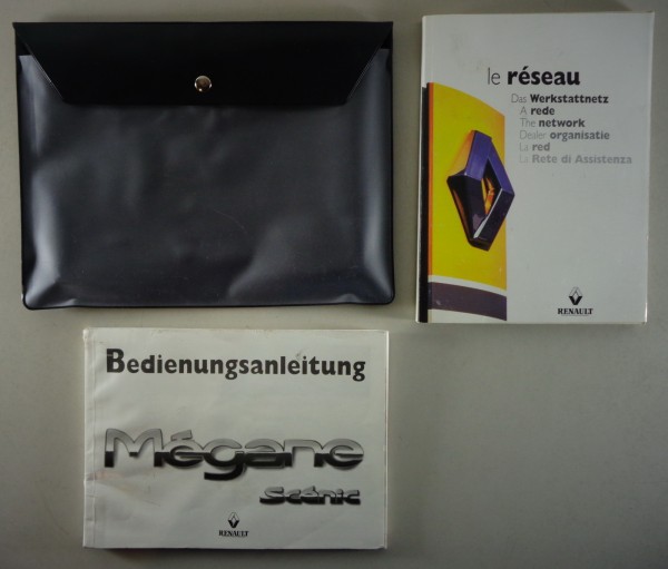 Bordmappe + Betriebsanleitung Renault Megane Scenic von 1999