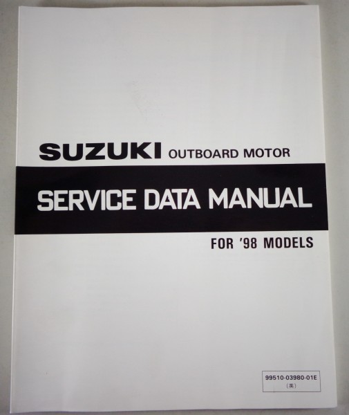 Service Data & Technical Specifications Suzuki Outboard Motor for 1998 Models