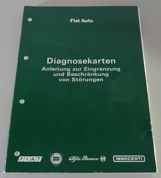 Werkstatthandbuch Diagnose Fiat / Lancia / Alfa Romeo ca. 1985 - 1999 Stand 2000
