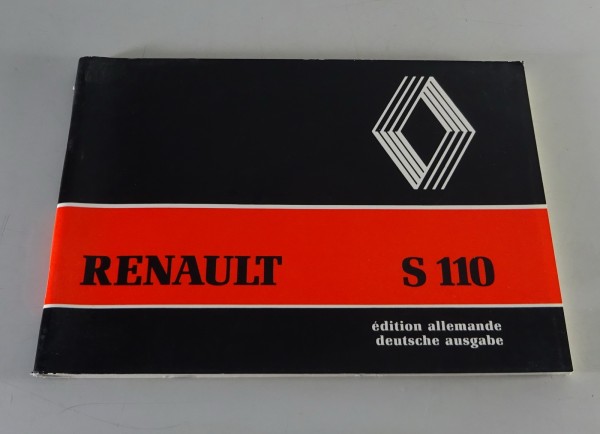 Betriebsanleitung / Handbuch Renault LKW S 110 Stand 1985