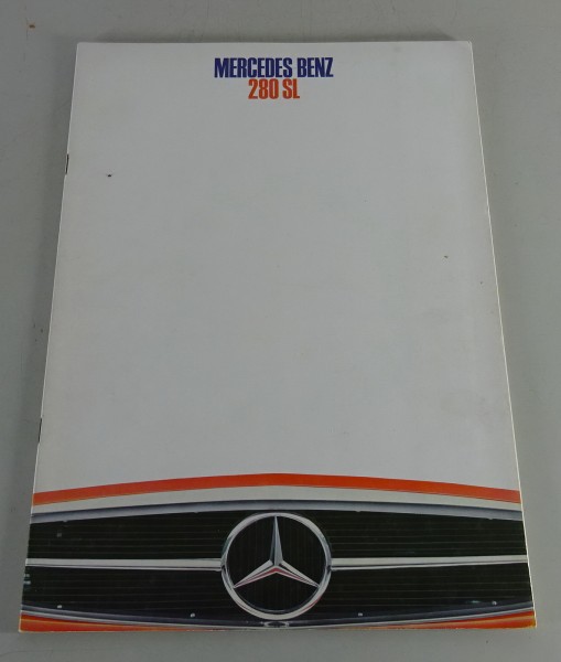 Prospekt / Broschüre Mercedes Benz R113 Pagode 280 SL - niederländisch