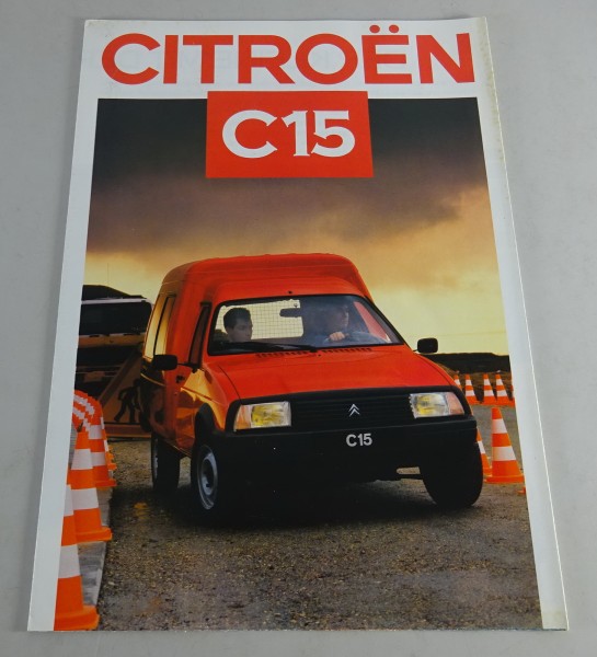 Prospekt / Broschüre Citroën C 15 Kastenwagen Stand 06/1986