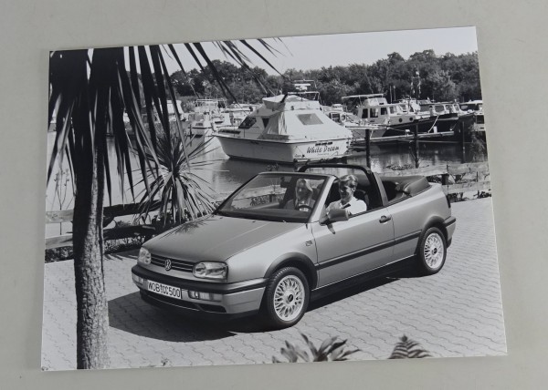 Pressefoto VW Golf 3 / III Cabrio - Hafen von 08/1993