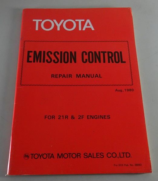 Workshop Manual Toyota Emission Control Land Cruiser FJ 40, 43, 45, 60 from 1980