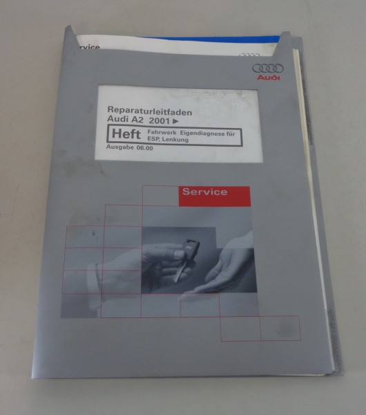 Werkstatthandbuch Audi A2 Fahrwerk Eigendiagnose für ESP, Lenkung von 06/2000