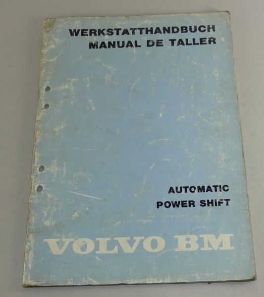 Werkstatthandbuch Volvo BM Automatic Power shift Stand 08/1982