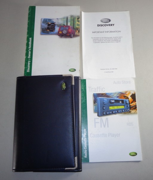 Bordmappe + Handbuch  Owner's manual + wallet Land Rover