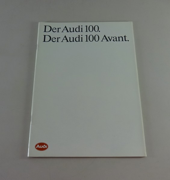 Prospekt / Broschüre Audi 100 Typ 44 + Avant Stand 09/1984