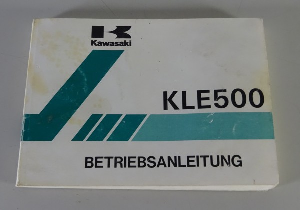 Betriebsanleitung / Handbuch Kawasaki KLE 500 -A6 Stand 10/1995