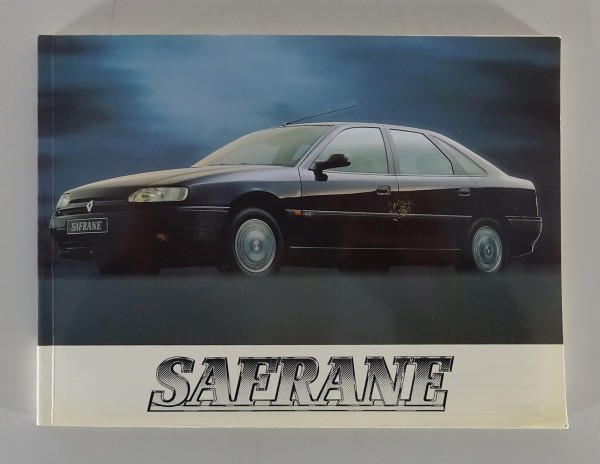 Betriebsanleitung / Handbuch Renault Safrane Stand 1992