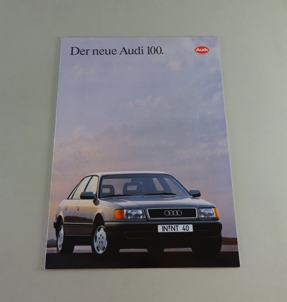 Prospekt / Broschüre Audi 100 C4 Stand 1990