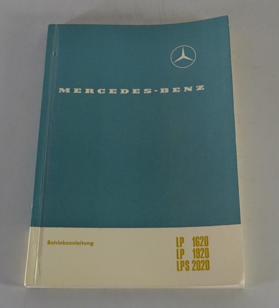 Betriebsanleitung Mercedes-Benz Schwerer Frontlenker LP 1620 1920 2020 - 01/1963