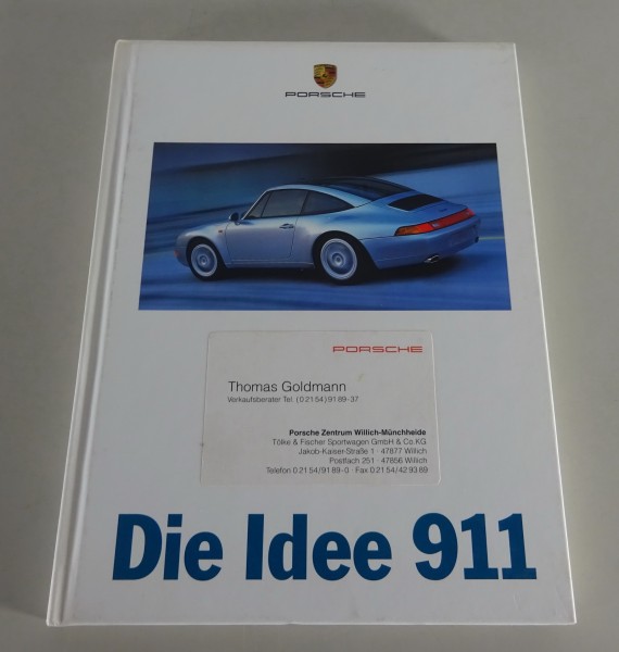 Prospekt „Die Idee 911“ Porsche Carrera / 4 / 4S / Turbo + Cabrio & Targa v.1996