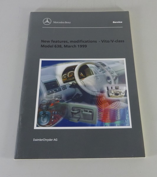 Workshop Manual New features, modifications Mercedes Benz Vito W638 from 03/1999