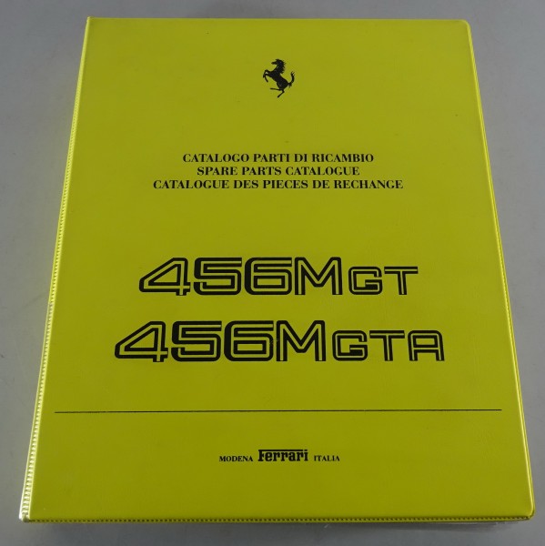 Teilekatalog / Spare Parts List Ferrari 456M GT / 456M GTA Stand 10/1998